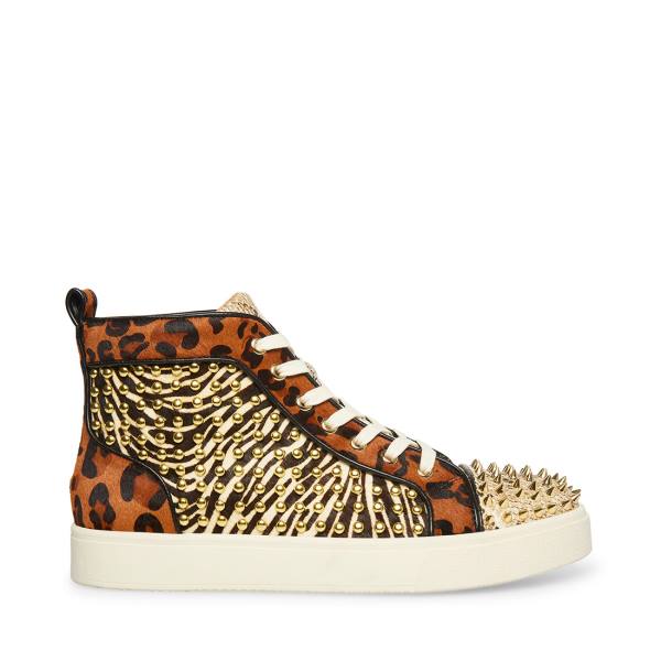 Steve Madden Promoter-s Exotic Sneakers Herr Guld | SM-902YX