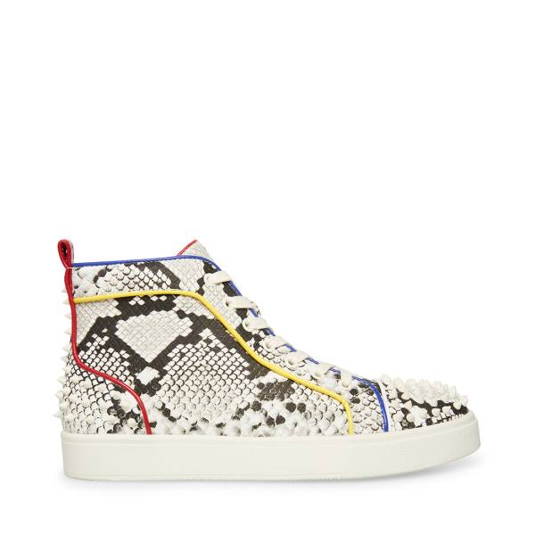 Steve Madden Promoter-s Snake Sneakers Herr Olika Färger Ormskinn | SM-928SJ