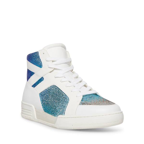 Steve Madden Radnor Sneakers Herr Blå Vita | SM-089IE