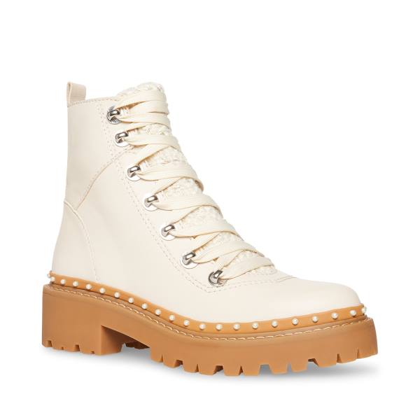 Steve Madden Rainier Bone Kängor Dam Beige Olika Färger | SM-470KH