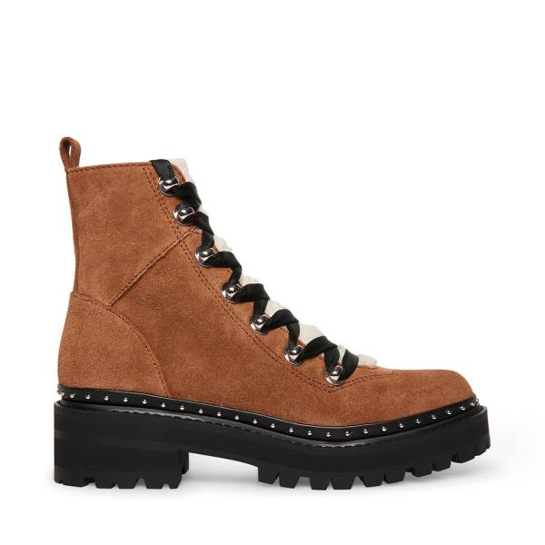 Steve Madden Rainier Chestnut Mocka Kängor Dam Bruna | SM-698MU