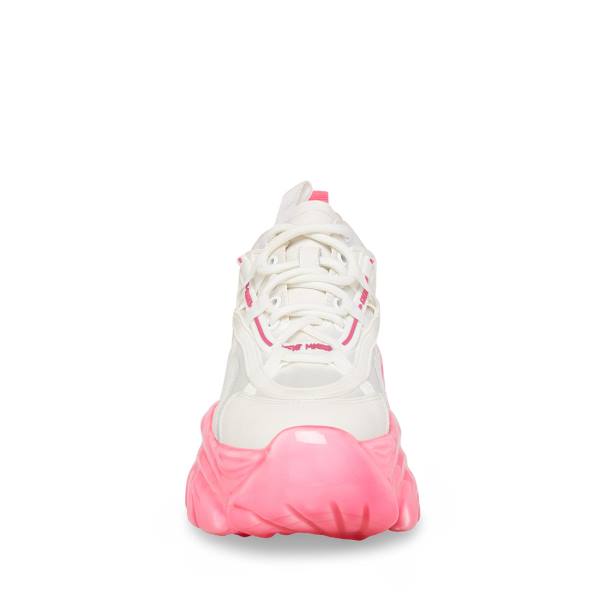 Steve Madden Revel Sneakers Dam Vita Rosa | SM-198DC