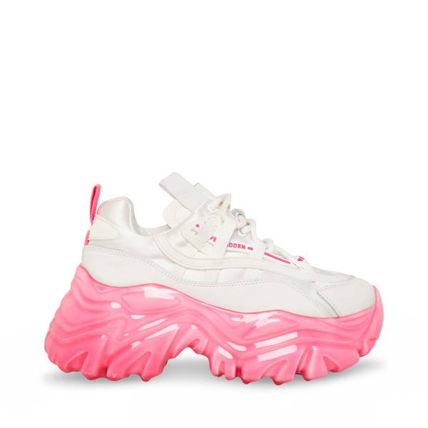 Steve Madden Revel Sneakers Dam Vita Rosa | SM-198DC