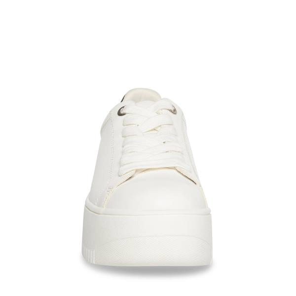 Steve Madden Rockaway Sneakers Dam Vita Svarta | SM-201SD