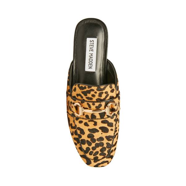 Steve Madden Rylie Leopard Platta Skor Dam Leopard | SM-729QY