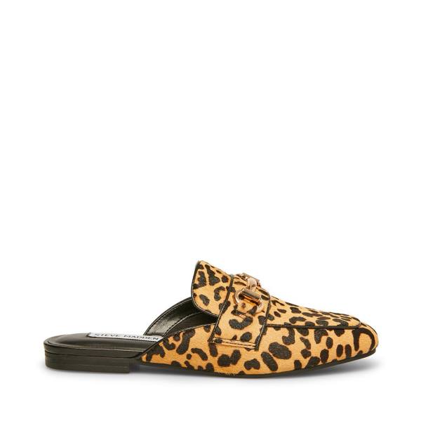 Steve Madden Rylie Leopard Platta Skor Dam Leopard | SM-729QY