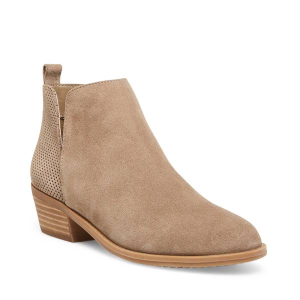 Steve Madden Salado Taupe Mocka Kängor Dam Grå Bruna | SM-206LF