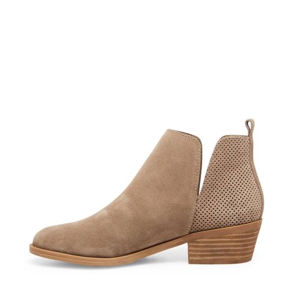 Steve Madden Salado Taupe Mocka Kängor Dam Grå Bruna | SM-206LF