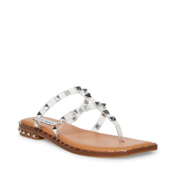 Steve Madden Sandie Sandaler Dam Clear | SM-347OJ