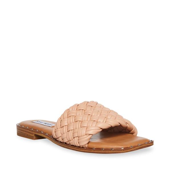 Steve Madden Santina Natural Sandaler Dam Beige | SM-490KZ