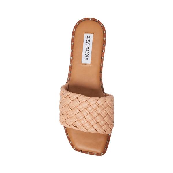 Steve Madden Santina Natural Sandaler Dam Beige | SM-490KZ