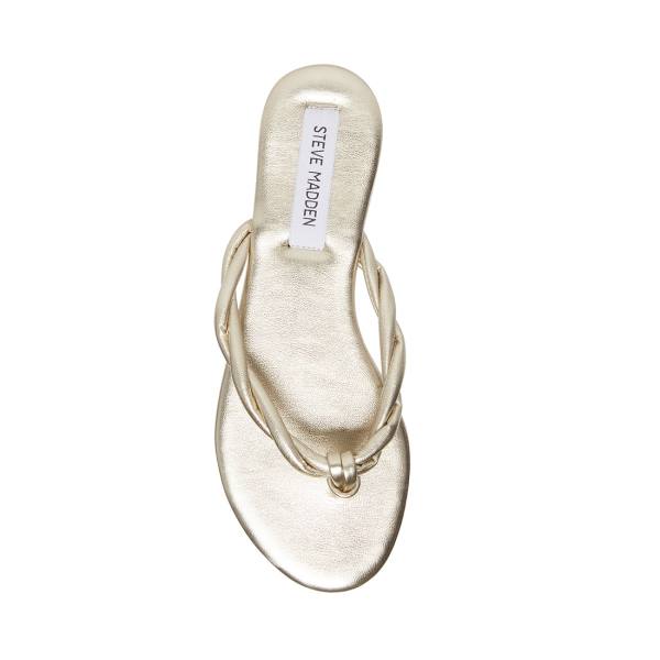 Steve Madden Saylor Sandaler Dam Guld | SM-175CD