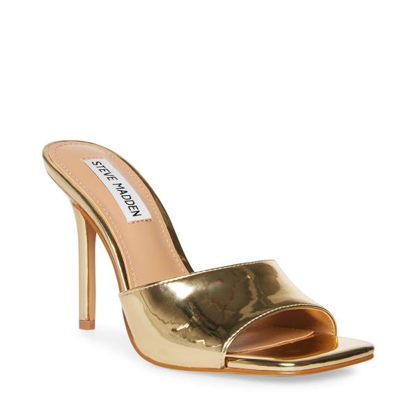 Steve Madden Signal Heel Högklackade Skor Dam Guld | SM-468XJ