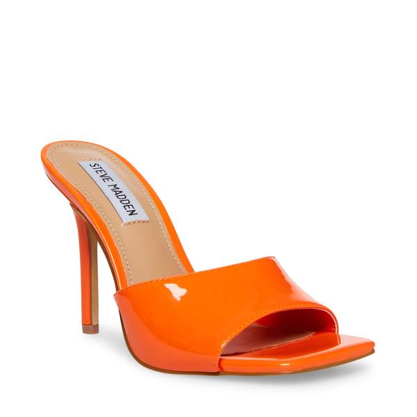 Steve Madden Signal Lack Heel Högklackade Skor Dam Orange | SM-960JK