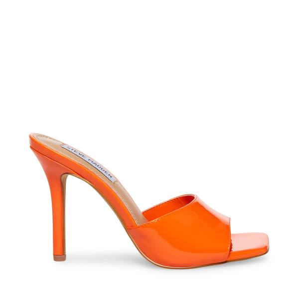 Steve Madden Signal Lack Heel Högklackade Skor Dam Orange | SM-960JK