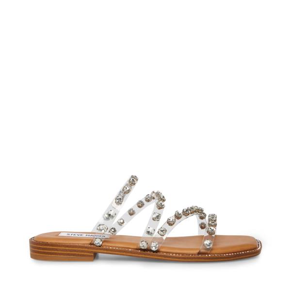 Steve Madden Skyler Sandaler Dam Clear | SM-568LE