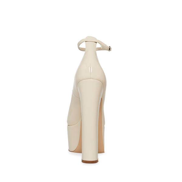 Steve Madden Skyrise Bone Lack Heel Högklackade Skor Dam Beige | SM-264WB