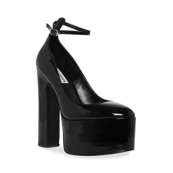 Steve Madden Skyrise Lack Heel Högklackade Skor Dam Svarta | SM-380DV