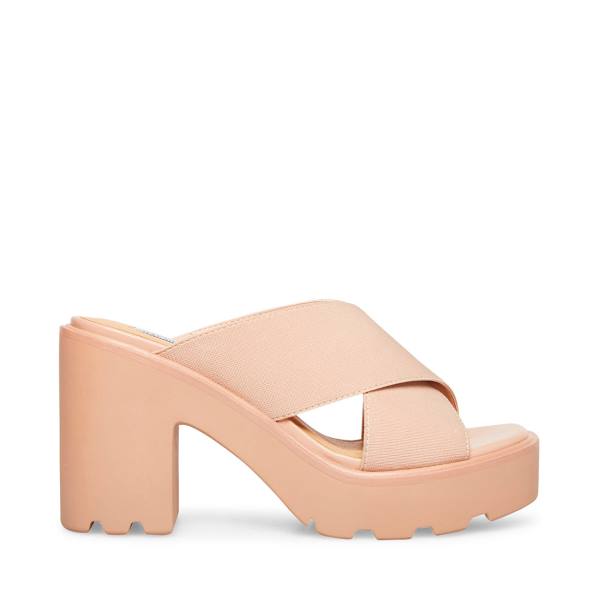 Steve Madden Smash Nude Sandaler Dam Beige | SM-127NK