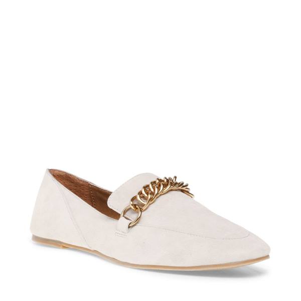 Steve Madden Soprano Bone Mocka Platta Skor Dam Beige | SM-764XW