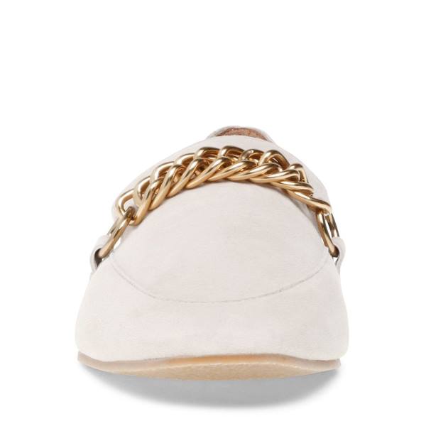 Steve Madden Soprano Bone Mocka Platta Skor Dam Beige | SM-764XW