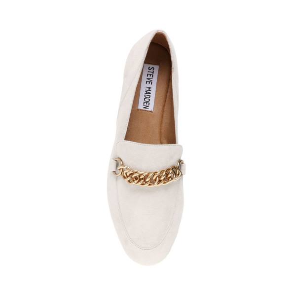 Steve Madden Soprano Bone Mocka Platta Skor Dam Beige | SM-764XW