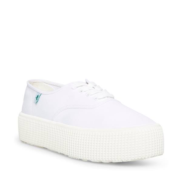 Steve Madden Stream Fabric Sneakers Dam Vita | SM-251WH