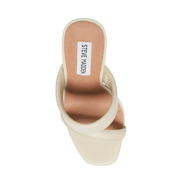 Steve Madden Swan Bone Heel Högklackade Skor Dam Beige | SM-970GK