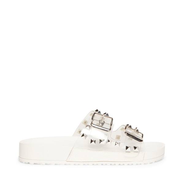 Steve Madden Teddy-p Sandaler Dam Vita Olika Färger | SM-831SJ