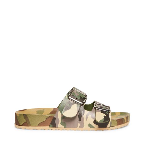 Steve Madden Teddy-t Sandaler Dam Camouflage | SM-895WB