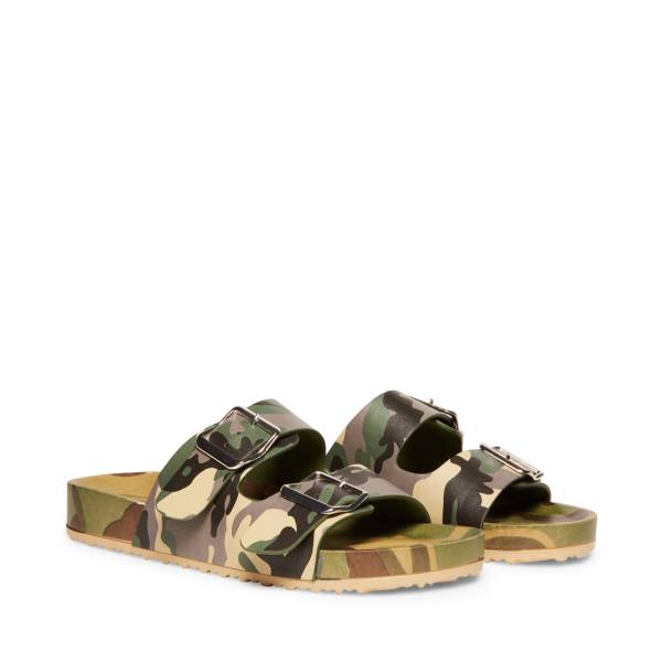 Steve Madden Teddy-t Sandaler Dam Camouflage | SM-895WB