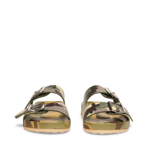 Steve Madden Teddy-t Sandaler Dam Camouflage | SM-895WB