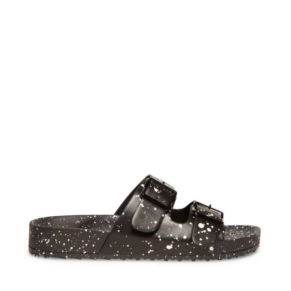 Steve Madden Teddy-t Sandaler Dam Svarta Olika Färger | SM-146AH