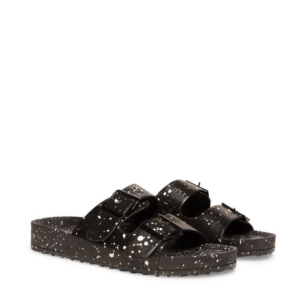 Steve Madden Teddy-t Sandaler Dam Svarta Olika Färger | SM-146AH