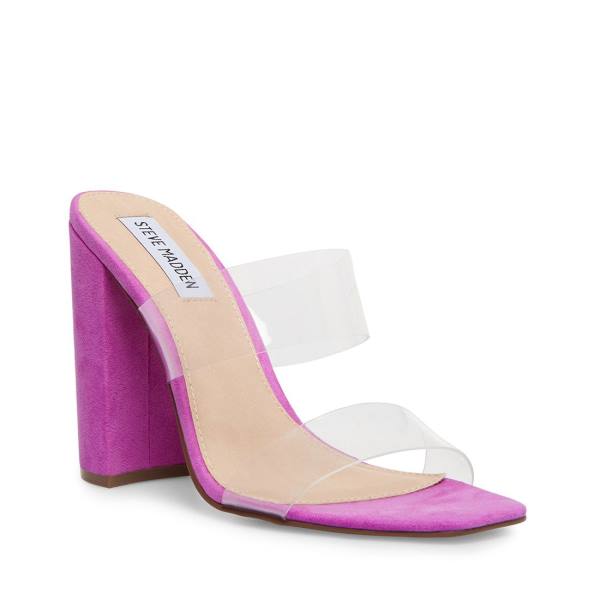 Steve Madden Tegan Heel Högklackade Skor Dam Lila | SM-431NU