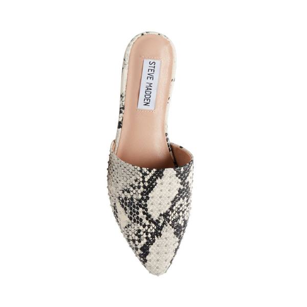 Steve Madden Tempting Snake Platta Skor Dam Olika Färger Ormskinn | SM-892AR