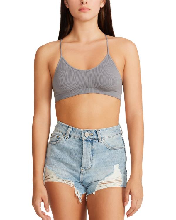 Steve Madden The Ella Mesh Bralette Blast Dam Grå | SM-096LQ