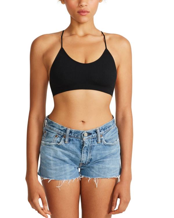 Steve Madden The Ella Mesh Bralette Blast Dam Svarta | SM-409TV