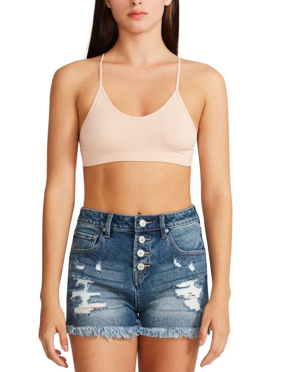 Steve Madden The Ella Mesh Bralette Tan Blast Dam Bruna | SM-178CQ