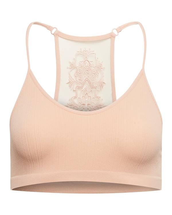 Steve Madden The Ella Mesh Bralette Tan Blast Dam Bruna | SM-178CQ