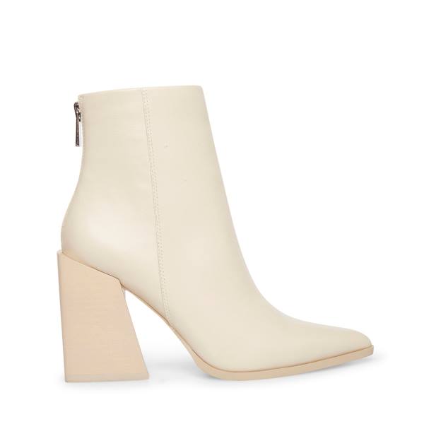 Steve Madden Tish Bone Läder Kängor Dam Beige | SM-312YC