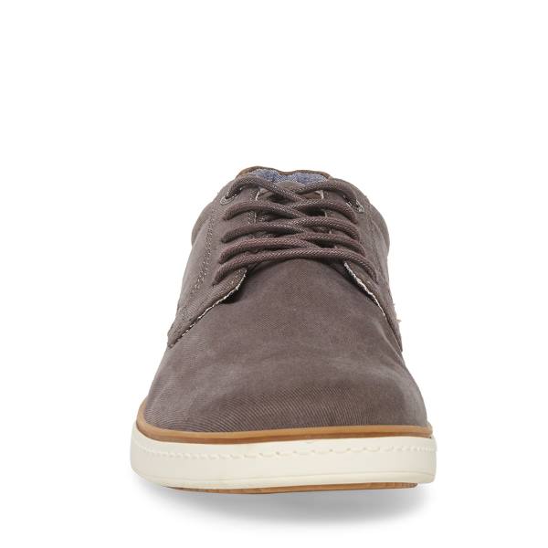 Steve Madden Tom Fabric Sneakers Herr Grå | SM-574KL