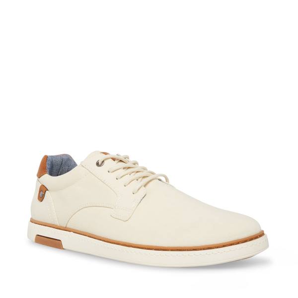 Steve Madden Tom Off-white Sneakers Herr Vita | SM-054SV