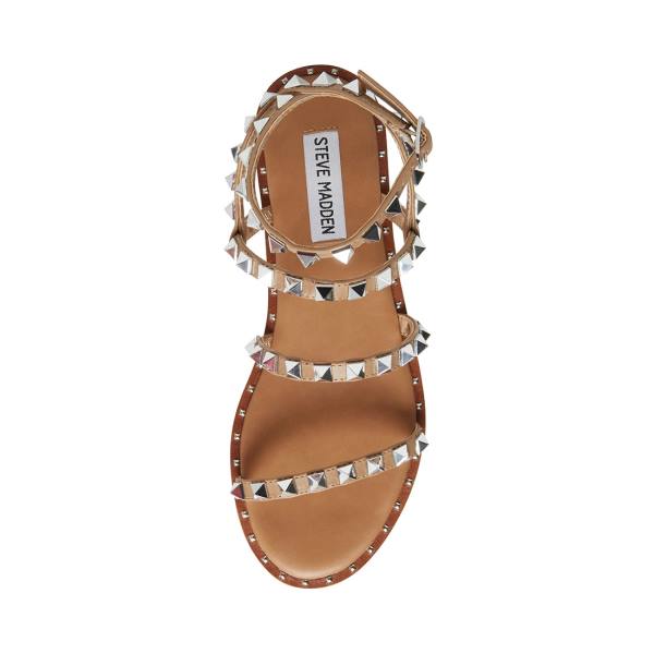 Steve Madden Travel Tan Sandaler Dam Bruna | SM-891HZ