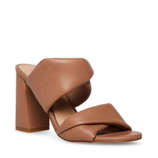 Steve Madden Trisha Mocha Heel Högklackade Skor Dam Beige | SM-180AX