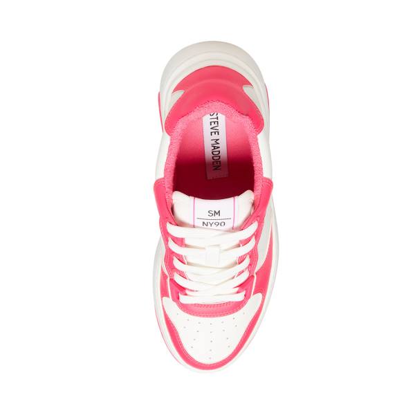 Steve Madden Tristina Fuschia Sneakers Dam Vita | SM-470VS