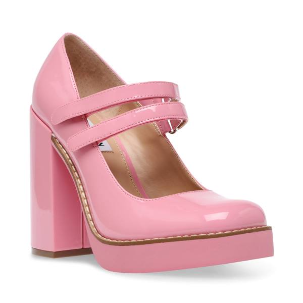 Steve Madden Twice Lack Heel Högklackade Skor Dam Rosa | SM-385MF