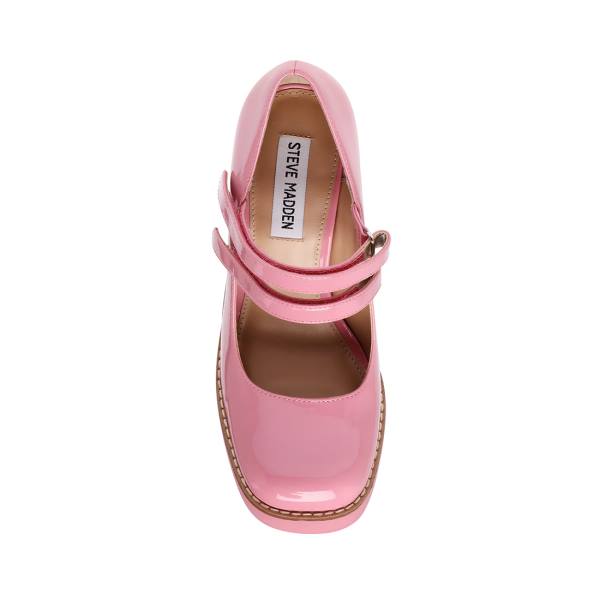 Steve Madden Twice Lack Heel Högklackade Skor Dam Rosa | SM-385MF