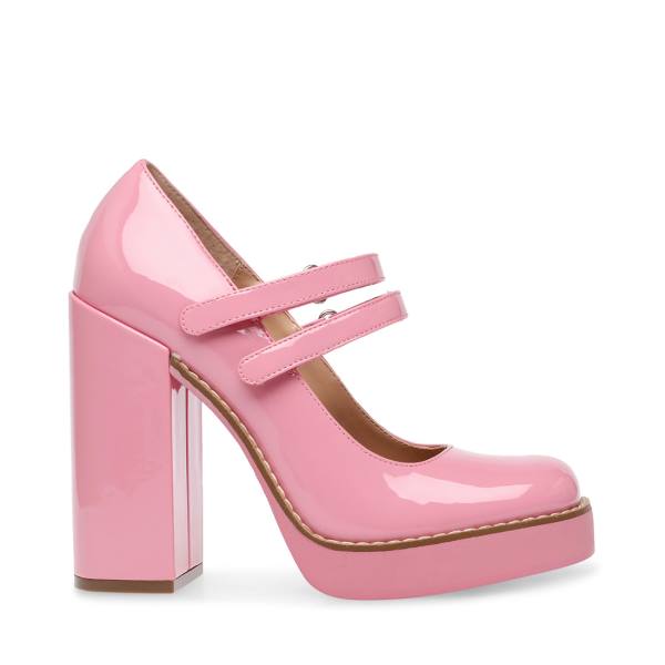 Steve Madden Twice Lack Heel Högklackade Skor Dam Rosa | SM-385MF