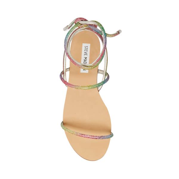 Steve Madden Twirl-r Rainbow Sandaler Dam Olika Färger | SM-148JK